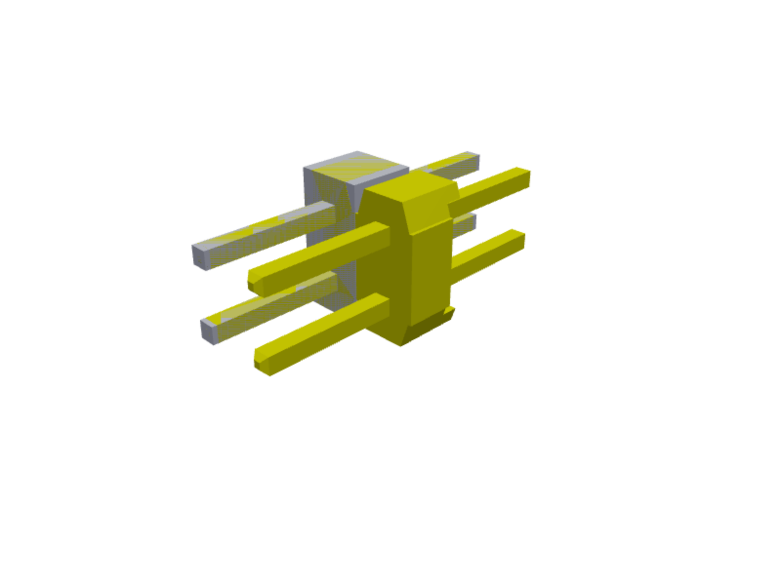 2×2 male pin header 2mm pitch