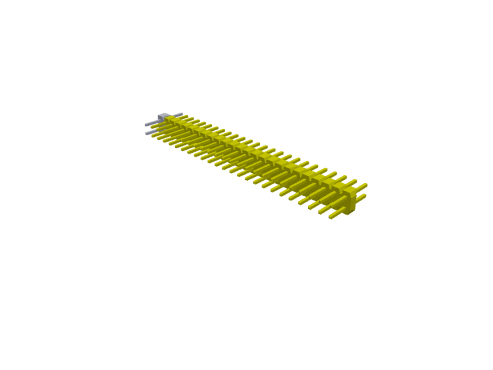 2×24 male pin header 2mm pitch