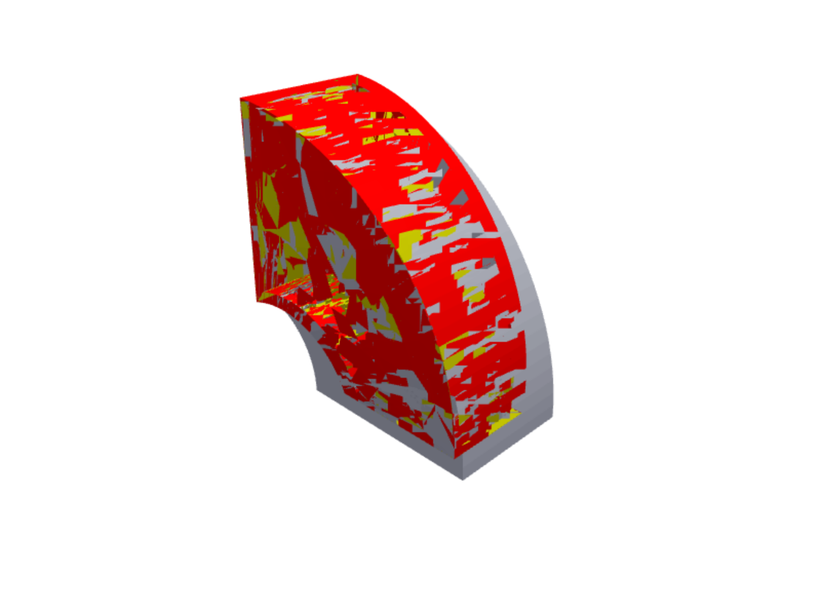 Radius elbow transition