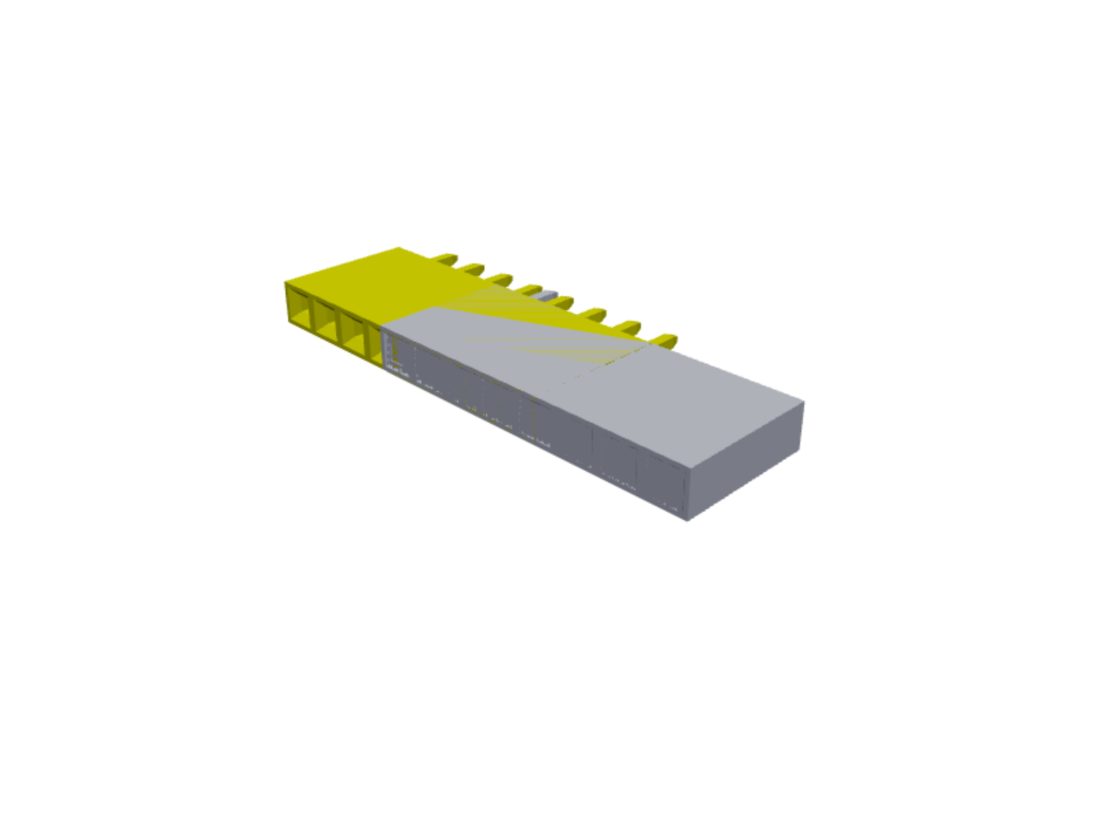1×8 female pin header