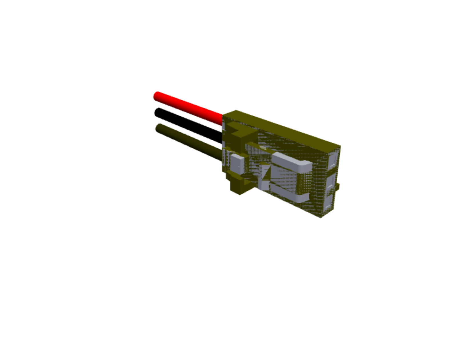 3pin buckled female 2.54mm connector