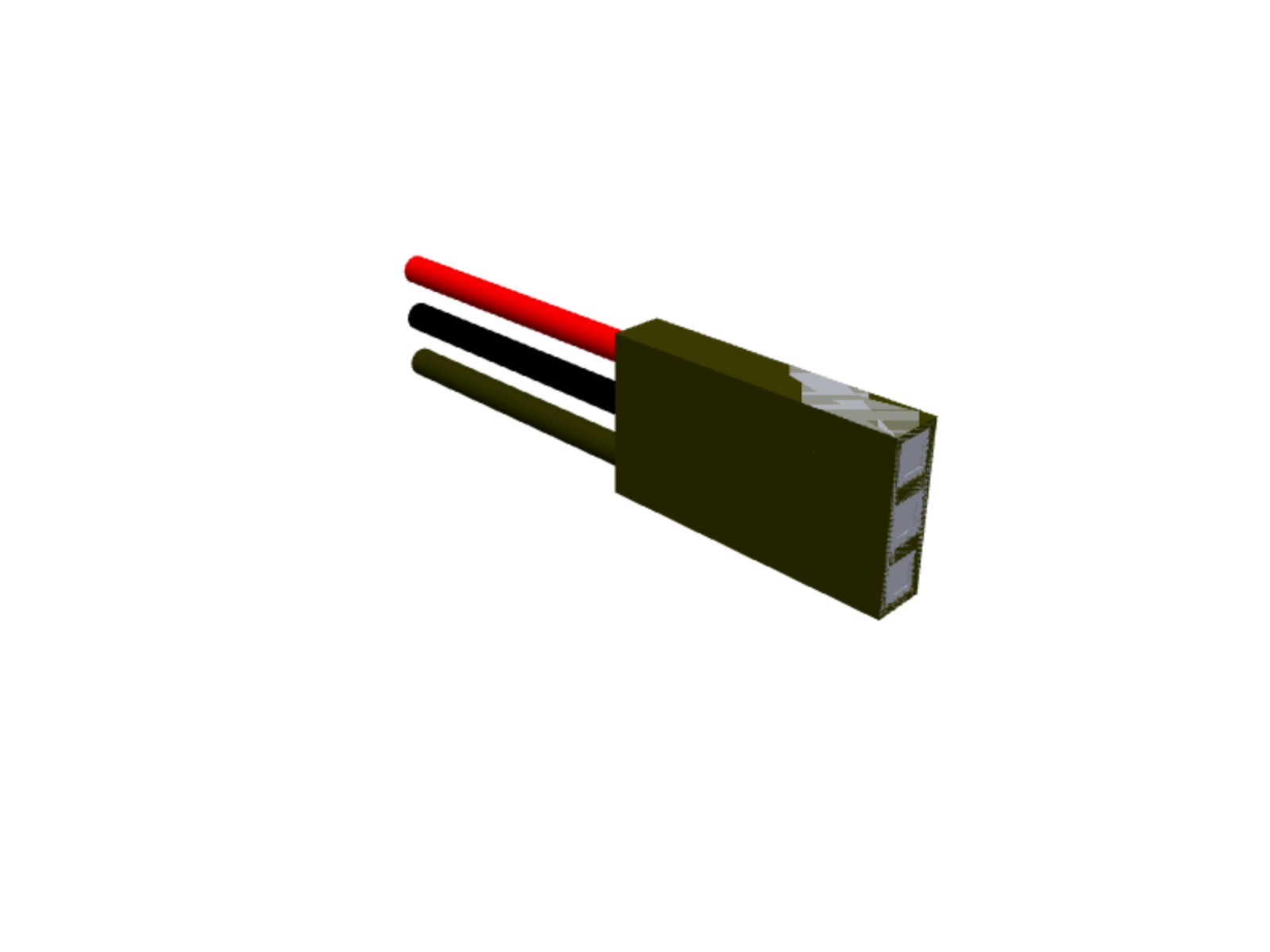 3pin female 2.54mm connector
