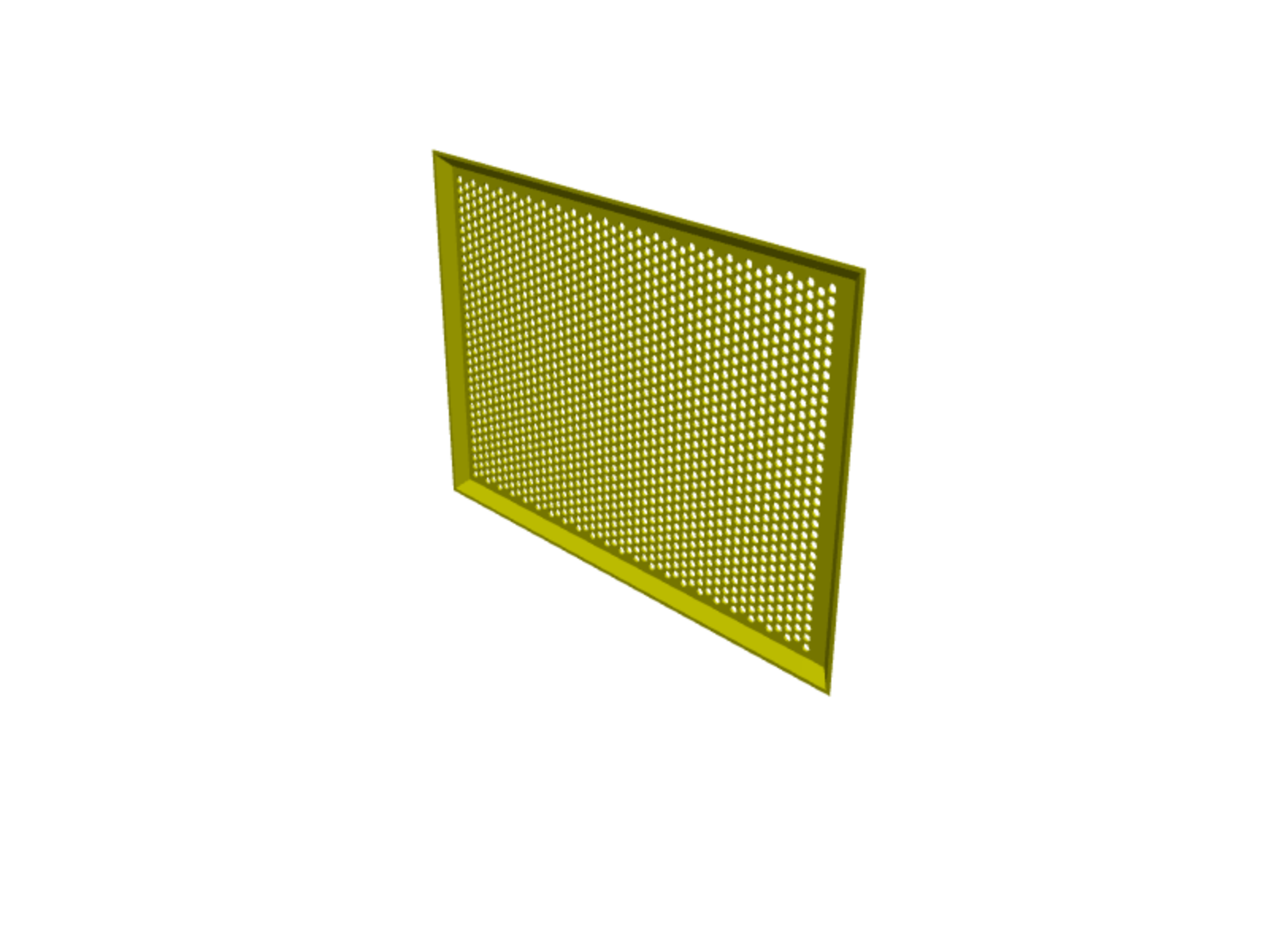 oven aluminum plate