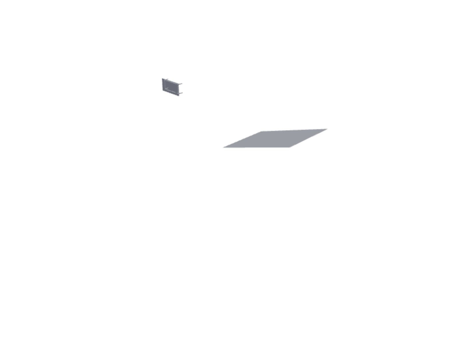 Rectangular center table