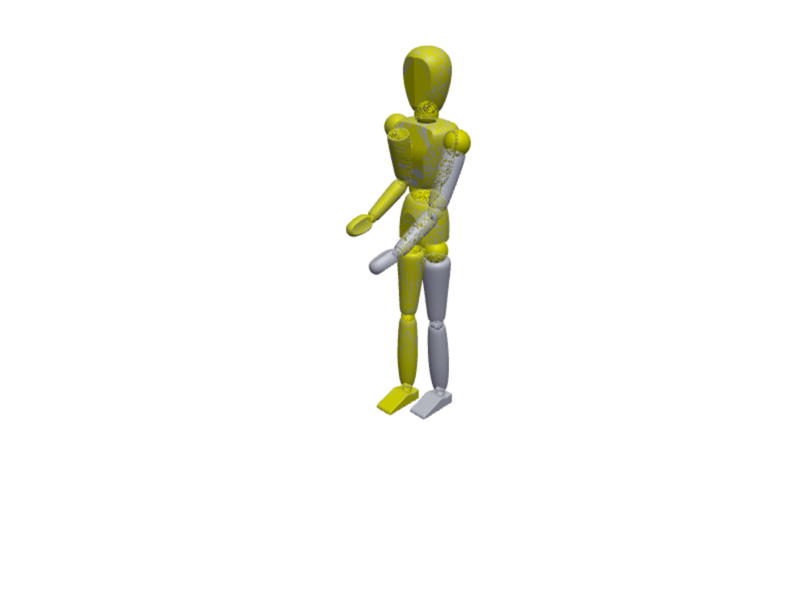 Mannequin mp dummy VariableHeight standing 001