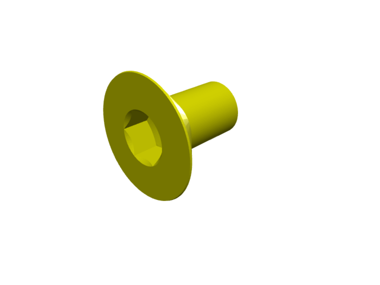 ISO10642 Hex Socket Countersunk Head Screw M6x12
