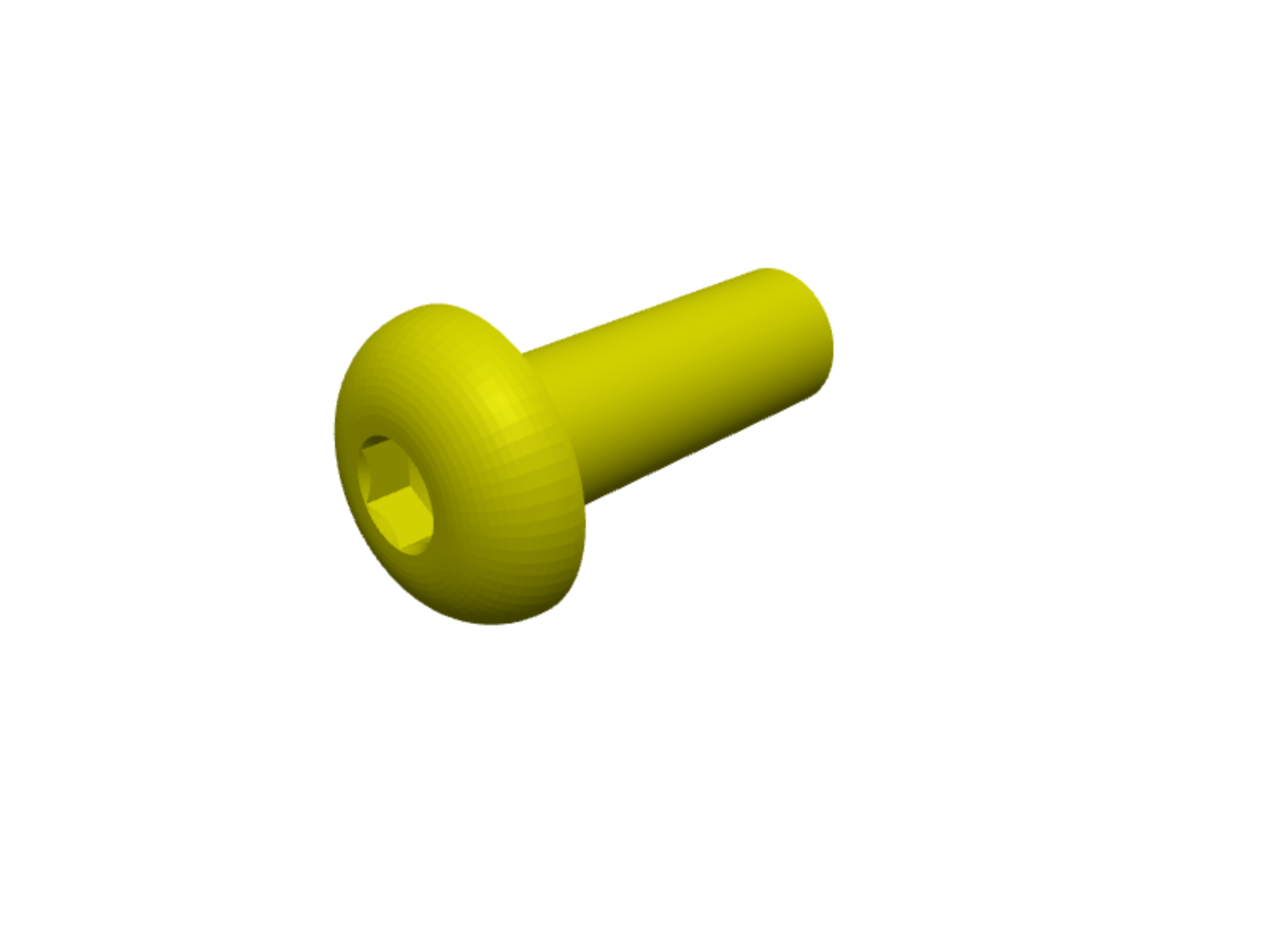 ISO7380 Hex Socket Button Head Screw M5xXX
