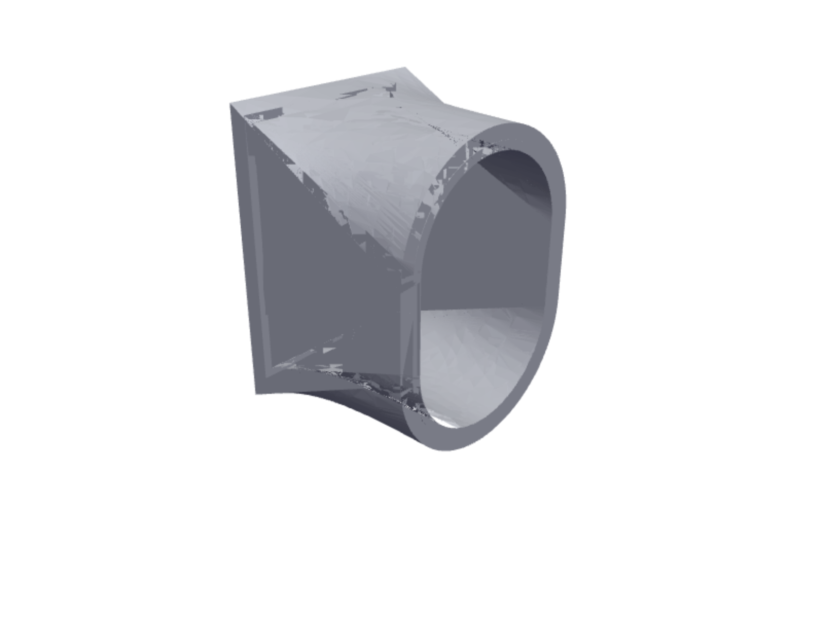 Duct linear rectangular oval complete