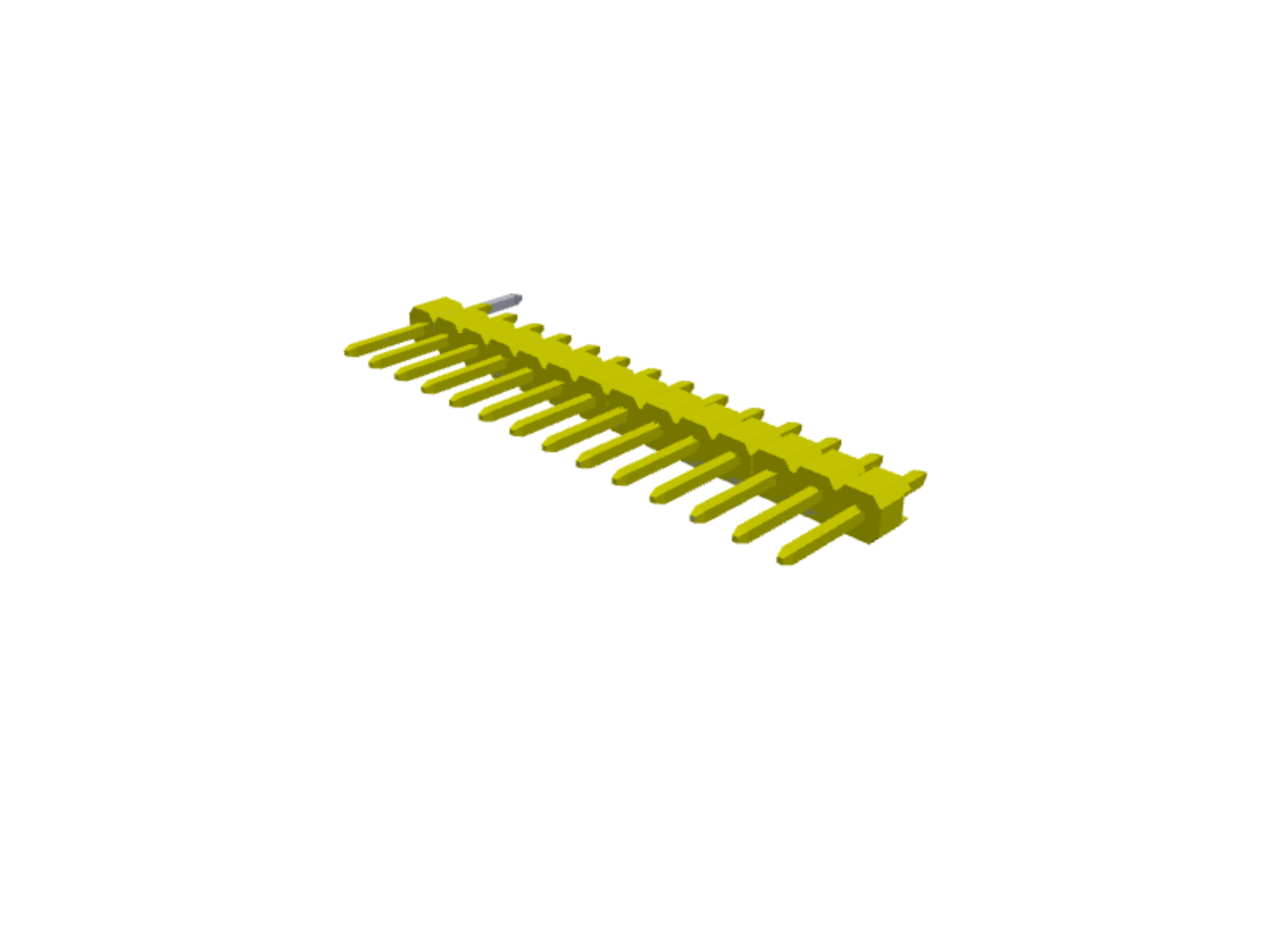 1×14 male pin header