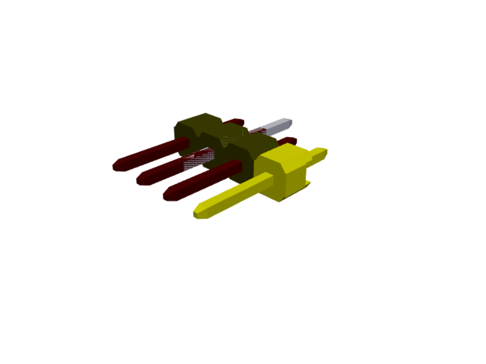 1×3 male pin header