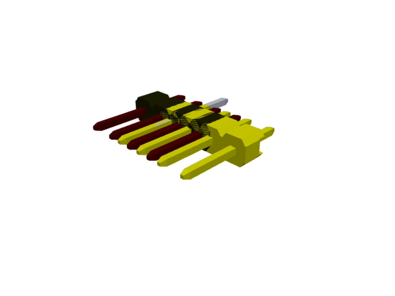 1×4 male pin header