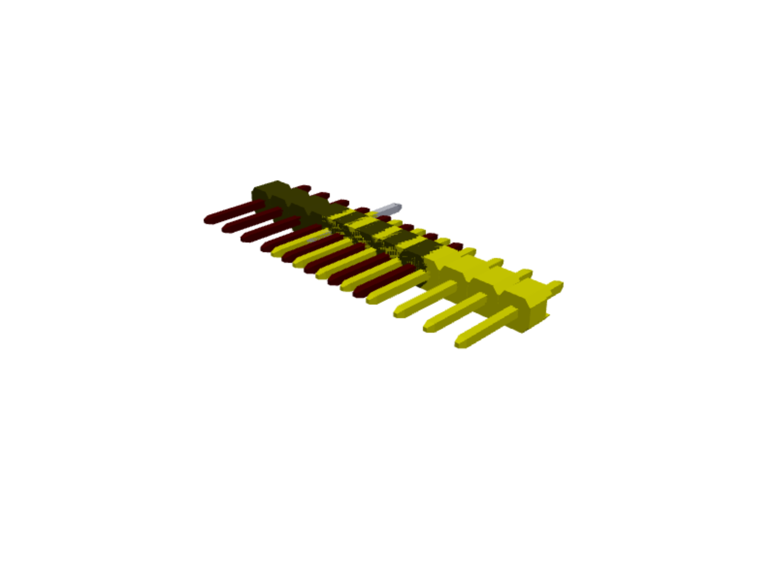 1×8 male pin header