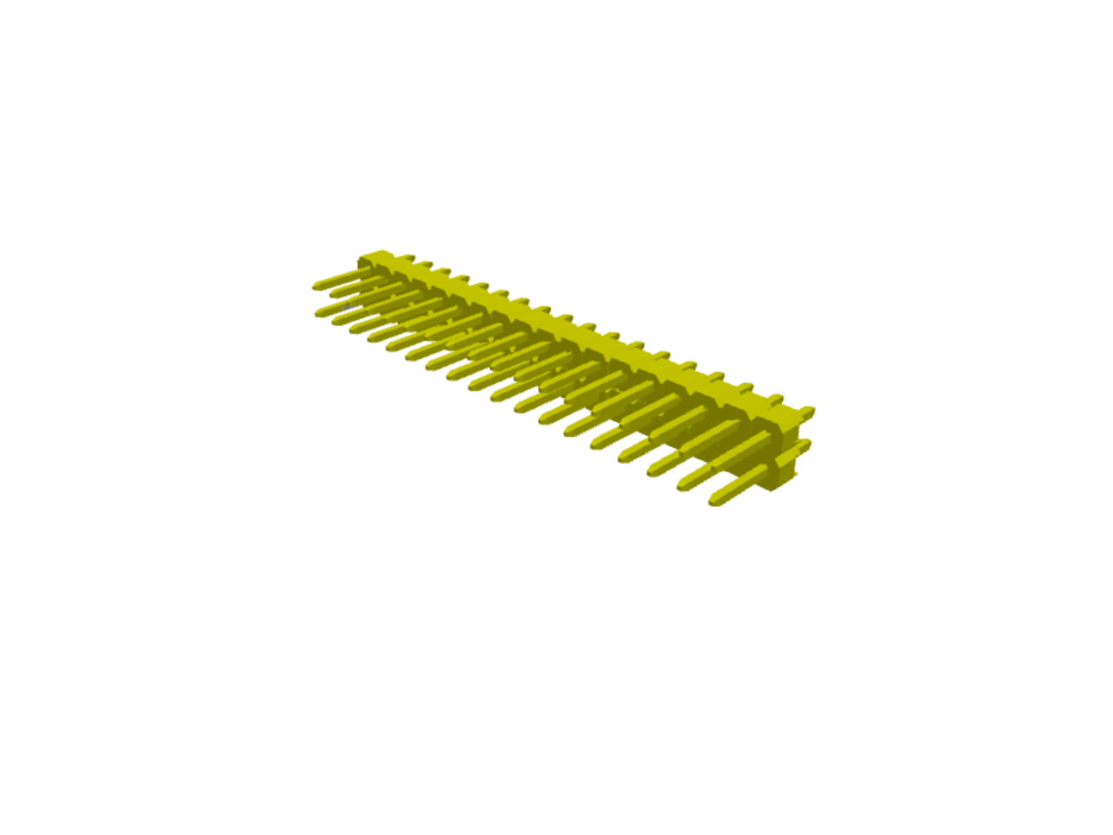 2×18 male pin header