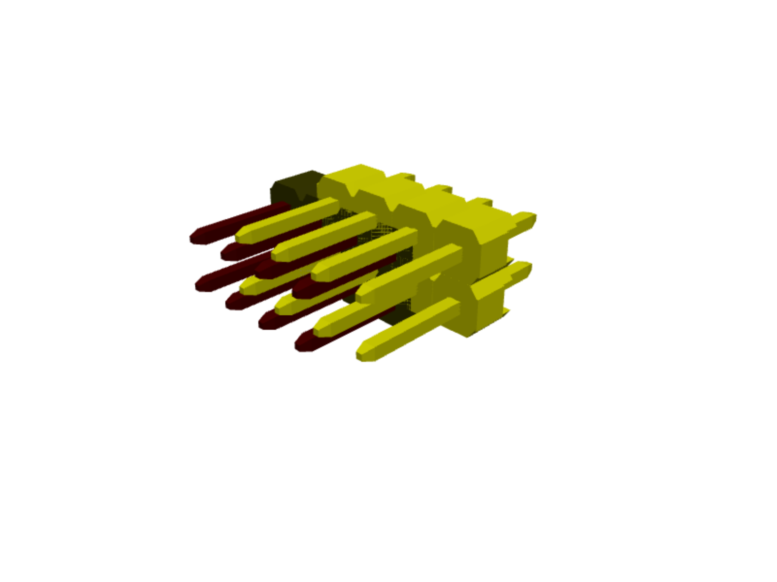 2×4 male pin header