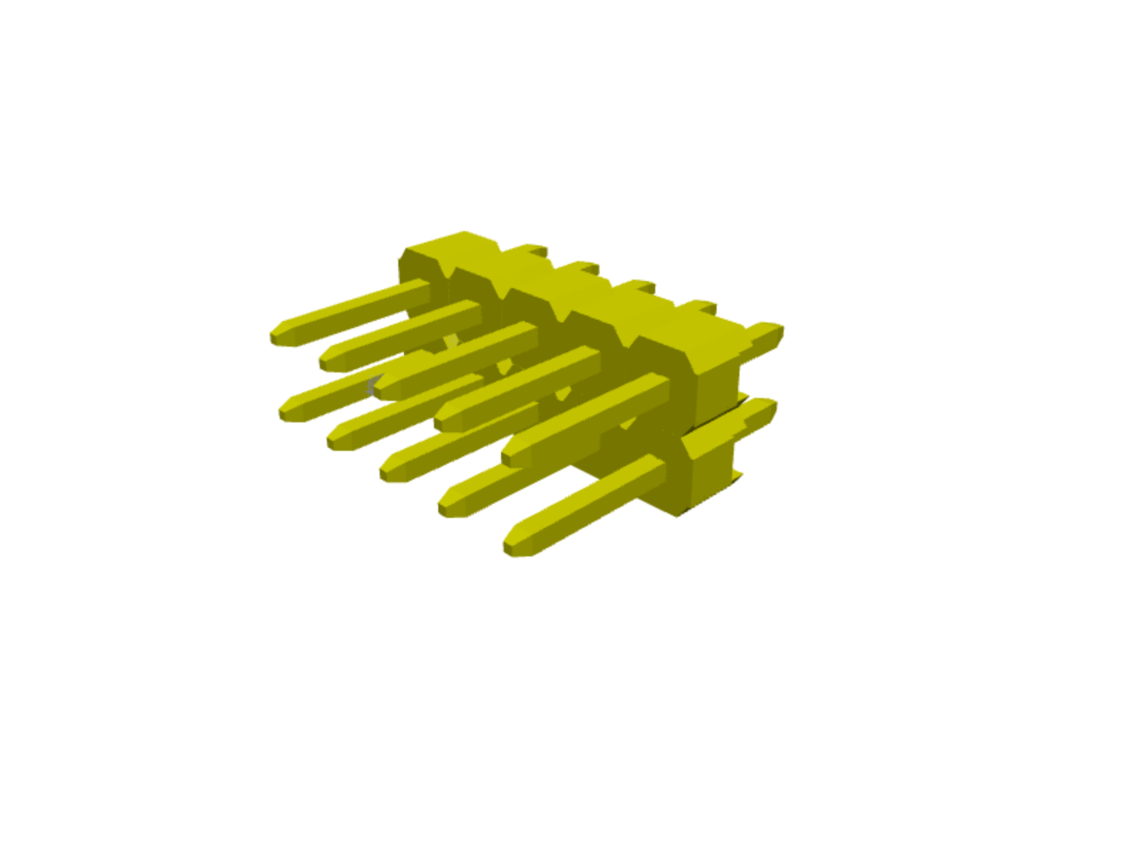 2×5 male pin header