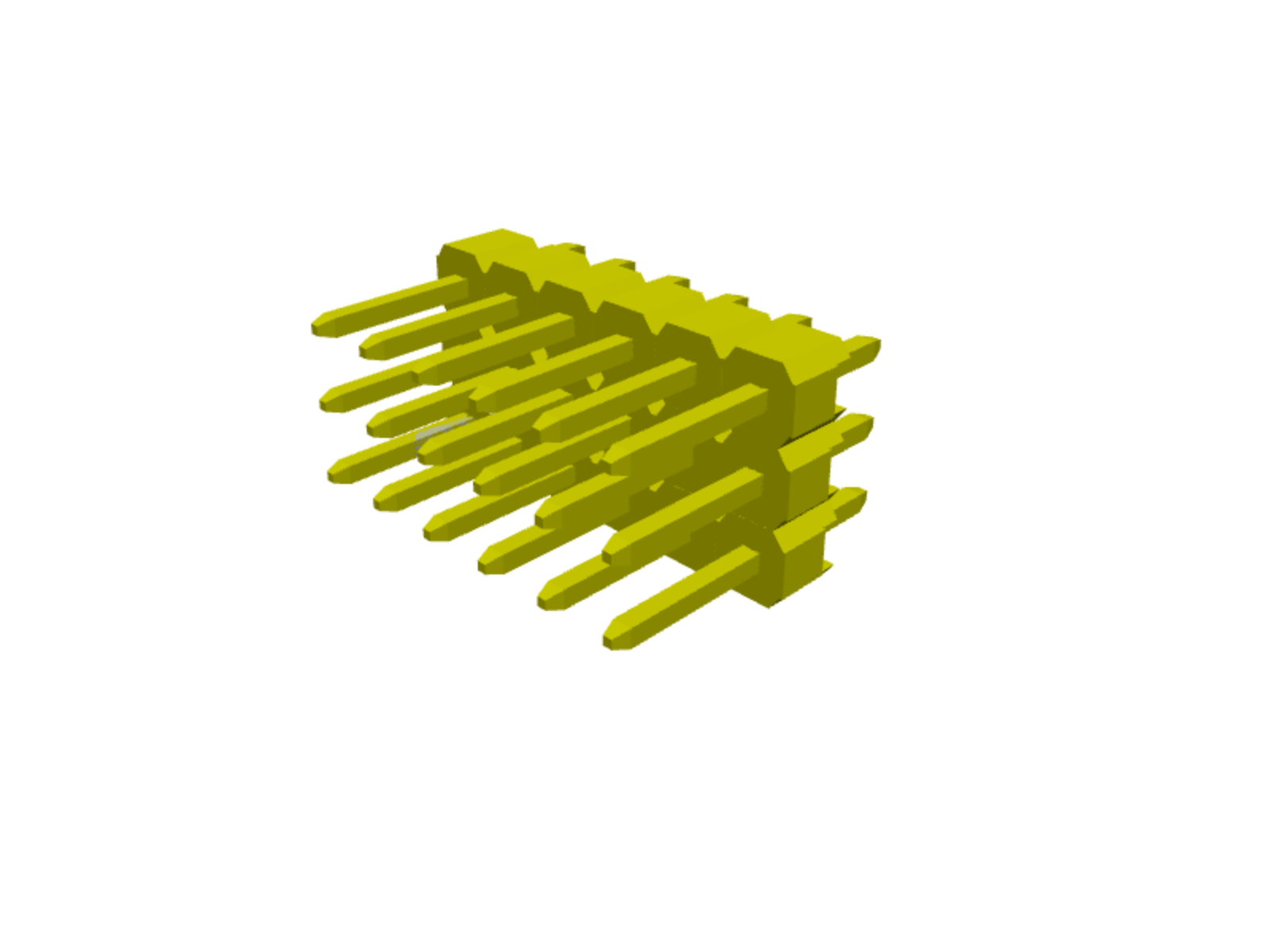 3×6 male pin header