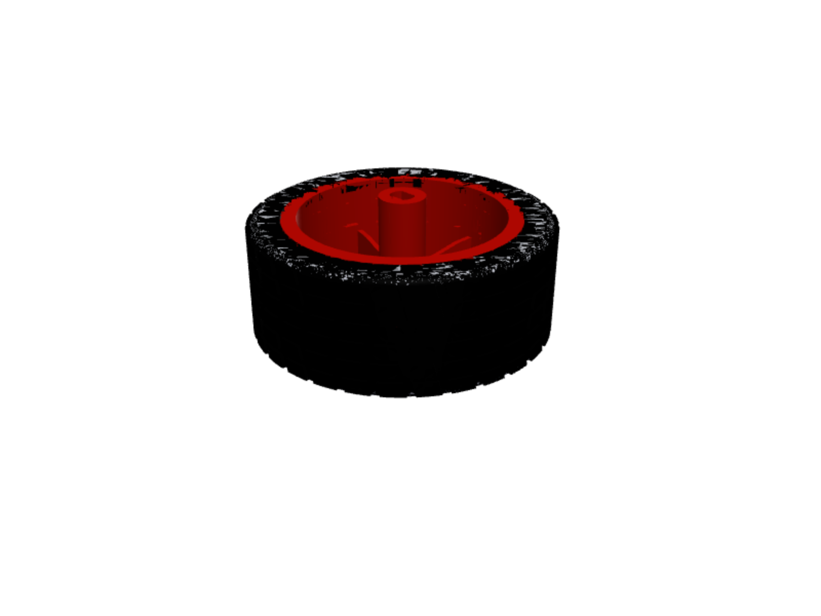 Yellow wheel 65mm